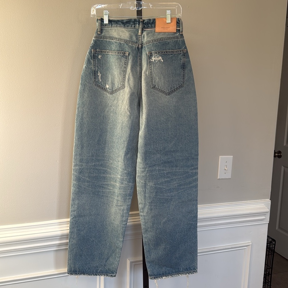 Moussy Vintage Fredonia Wide Tapered Jeans 25 - Picture 5 of 7